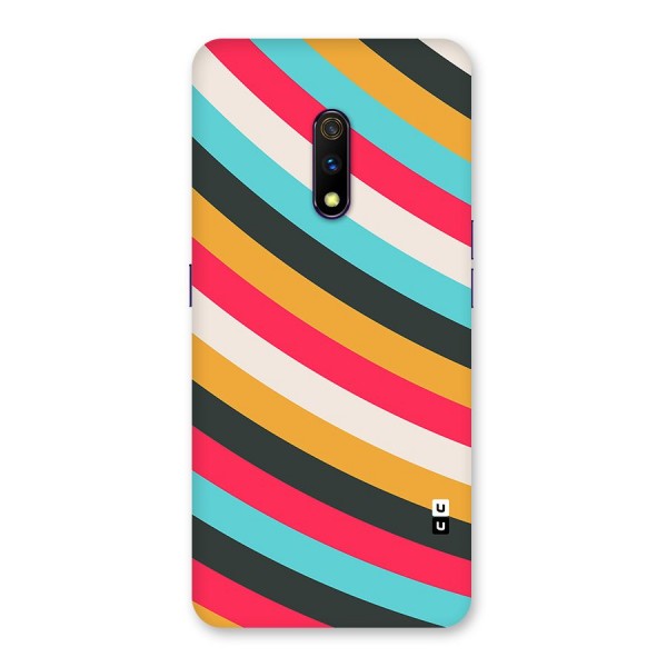 Retro Style Minimal Curves Back Case for Realme X