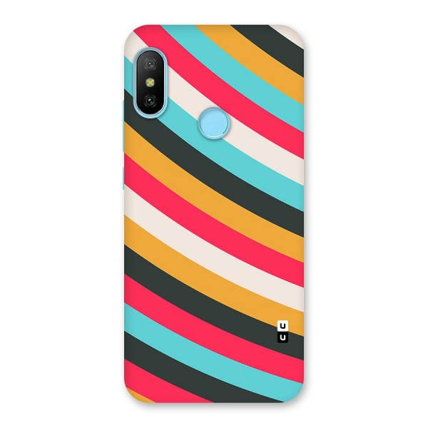 Retro Style Minimal Curves Back Case for Redmi 6 Pro