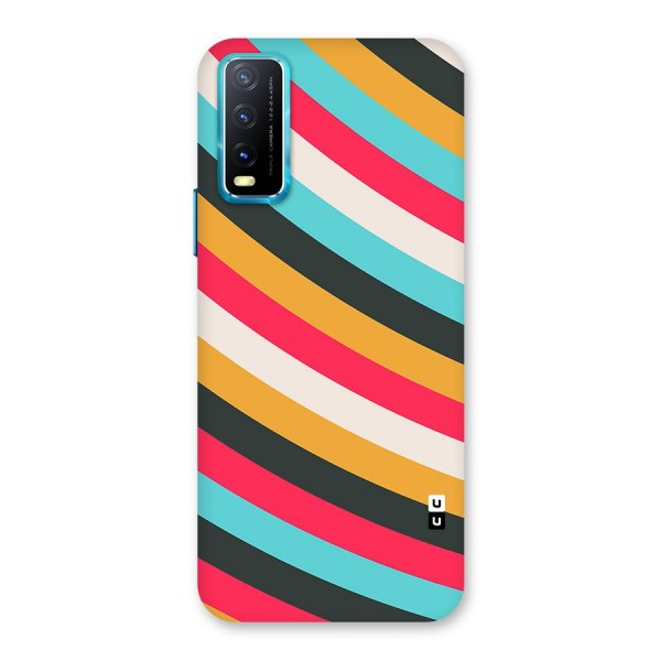 Retro Style Minimal Curves Back Case for Vivo Y12s