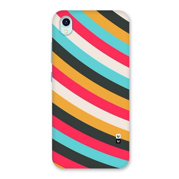 Retro Style Minimal Curves Back Case for Vivo Y1s