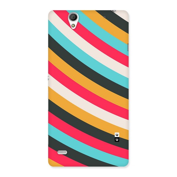 Retro Style Minimal Curves Back Case for Xperia C4