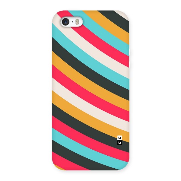 Retro Style Minimal Curves Back Case for iPhone 5 5s