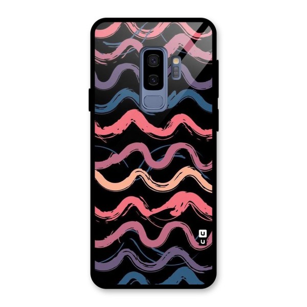 Ribbon Art Glass Back Case for Galaxy S9 Plus