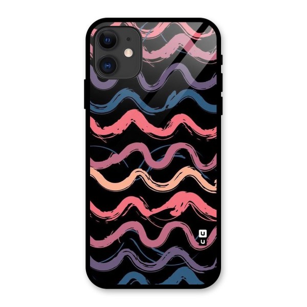 Ribbon Art Glass Back Case for iPhone 11