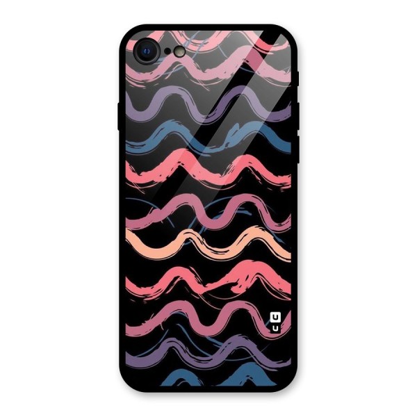 Ribbon Art Glass Back Case for iPhone 8