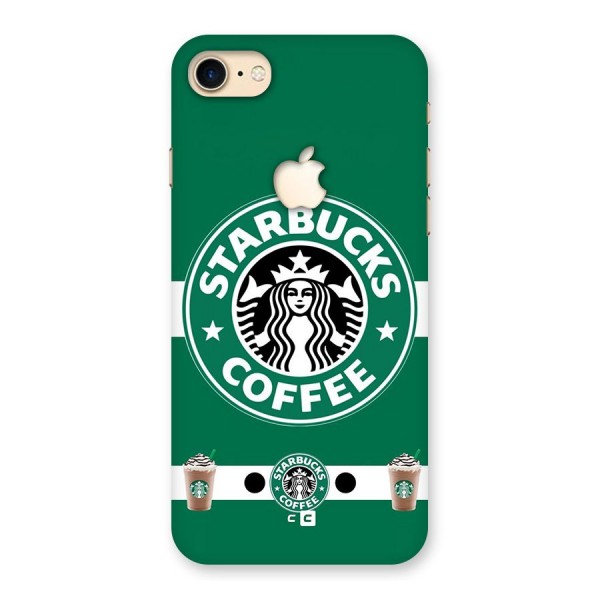 Ribbon StarBucks Back Case for iPhone 7 Apple Cut