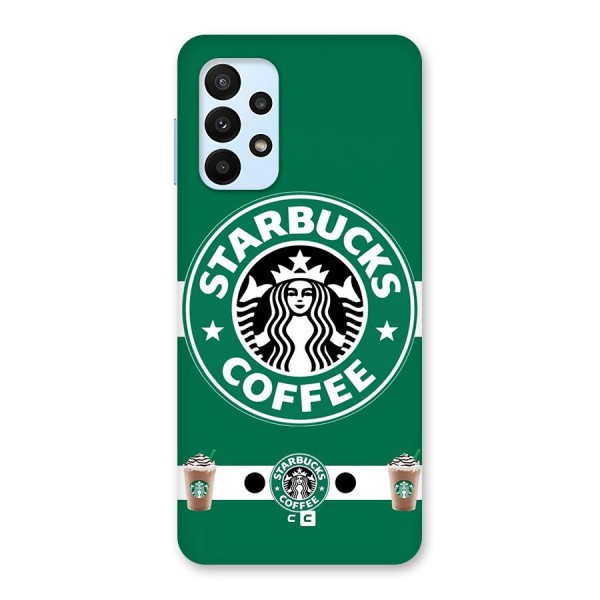 Ribbon StarBucks Glass Back Case for Galaxy A23