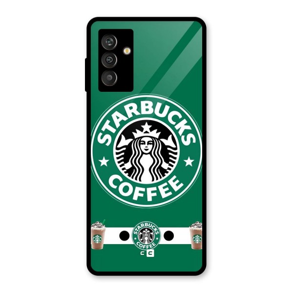 Ribbon StarBucks Glass Back Case for Galaxy M13