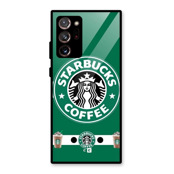 Ribbon StarBucks Glass Back Case for Galaxy Note 20 Ultra