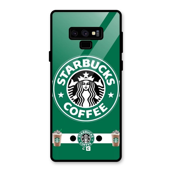 Ribbon StarBucks Glass Back Case for Galaxy Note 9