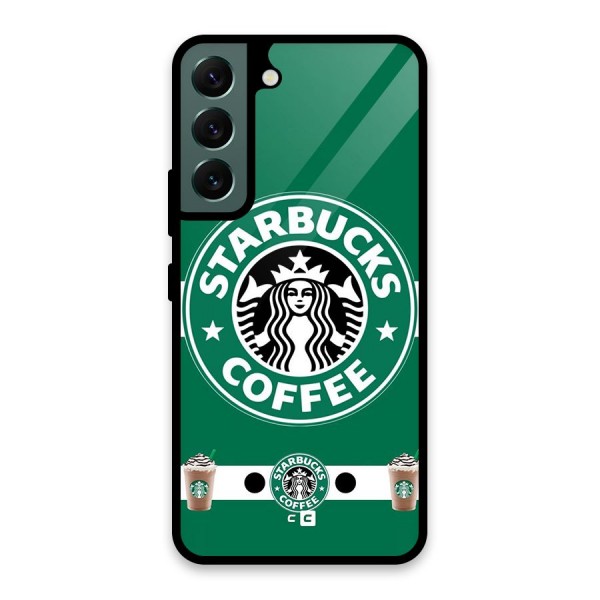 Ribbon StarBucks Glass Back Case for Galaxy S22 5G