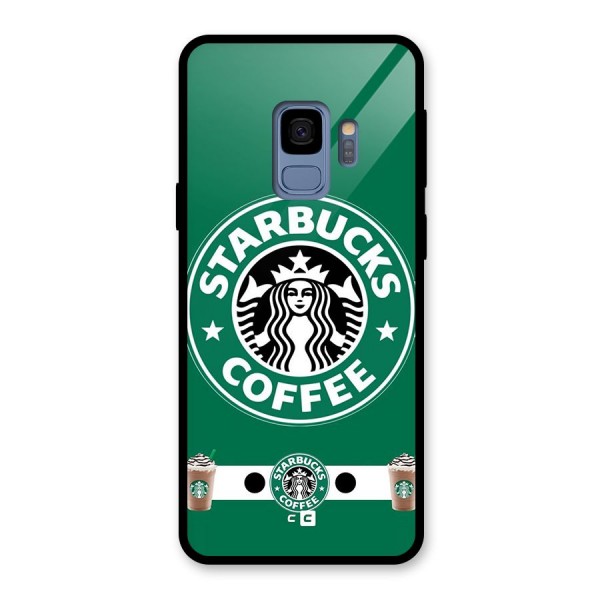 Ribbon StarBucks Glass Back Case for Galaxy S9