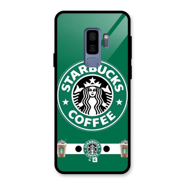 Ribbon StarBucks Glass Back Case for Galaxy S9 Plus