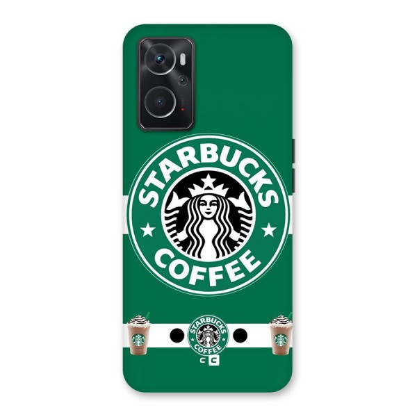 Ribbon StarBucks Glass Back Case for Oppo K10 4G