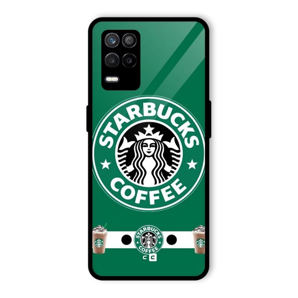 Ribbon StarBucks Glass Back Case for Realme 9 5G