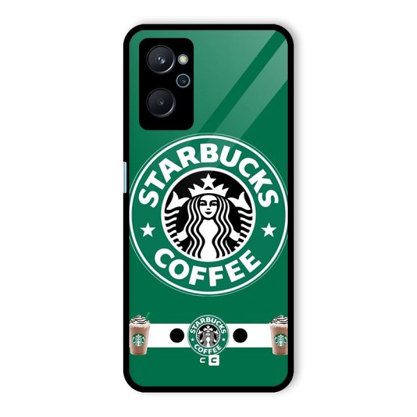 Ribbon StarBucks Glass Back Case for Realme 9i