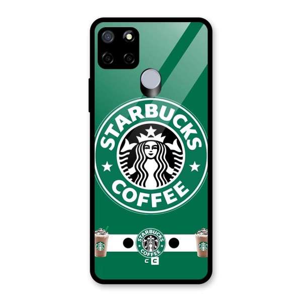 Ribbon StarBucks Glass Back Case for Realme C12