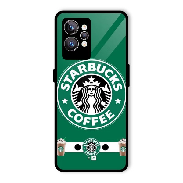 Ribbon StarBucks Glass Back Case for Realme GT2 Pro