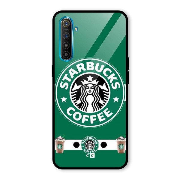 Ribbon StarBucks Glass Back Case for Realme XT