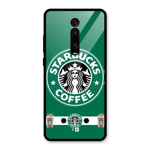 Ribbon StarBucks Glass Back Case for Redmi K20 Pro