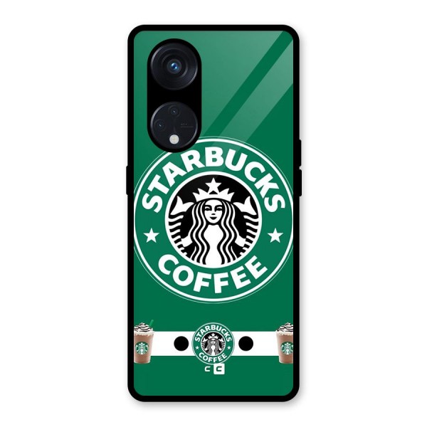 Ribbon StarBucks Glass Back Case for Reno8 T 5G