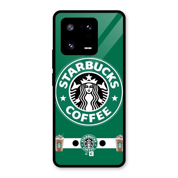 Ribbon StarBucks Glass Back Case for Xiaomi 13 Pro