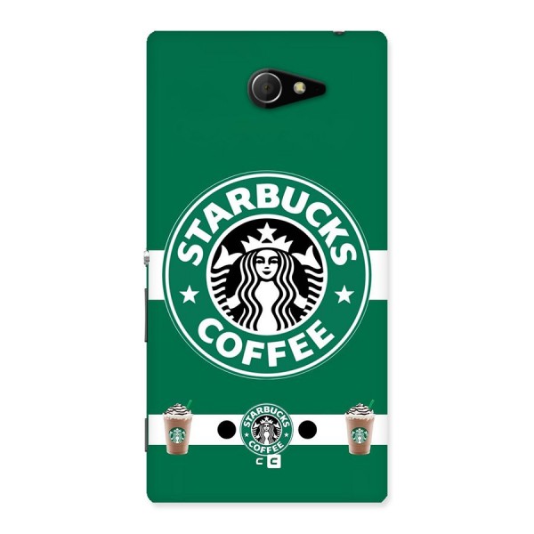 Ribbon StarBucks Back Case for Xperia M2