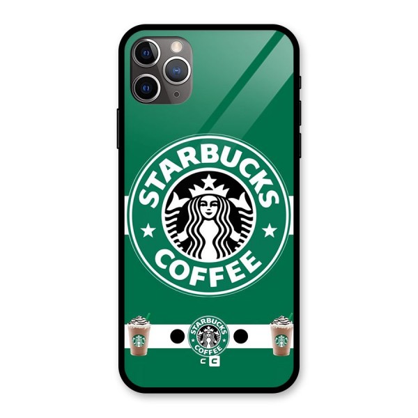 Ribbon StarBucks Glass Back Case for iPhone 11 Pro Max