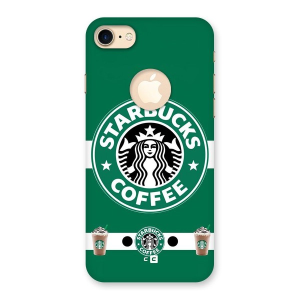 Ribbon StarBucks Back Case for iPhone 8 Logo Cut