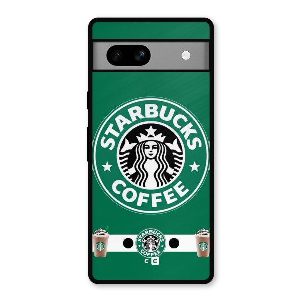 Ribbon StarBucks Metal Back Case for Google Pixel 7a