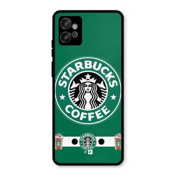 Ribbon StarBucks Metal Back Case for Moto G32