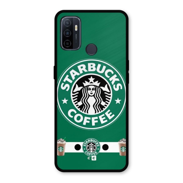 Ribbon StarBucks Metal Back Case for Oppo A53