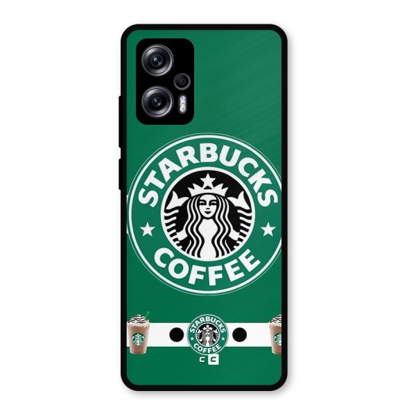 Ribbon StarBucks Metal Back Case for Redmi K50i