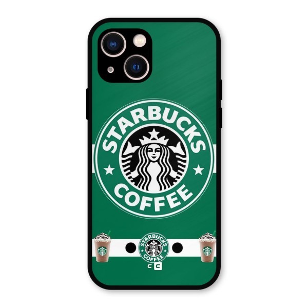 Ribbon StarBucks Metal Back Case for iPhone 13