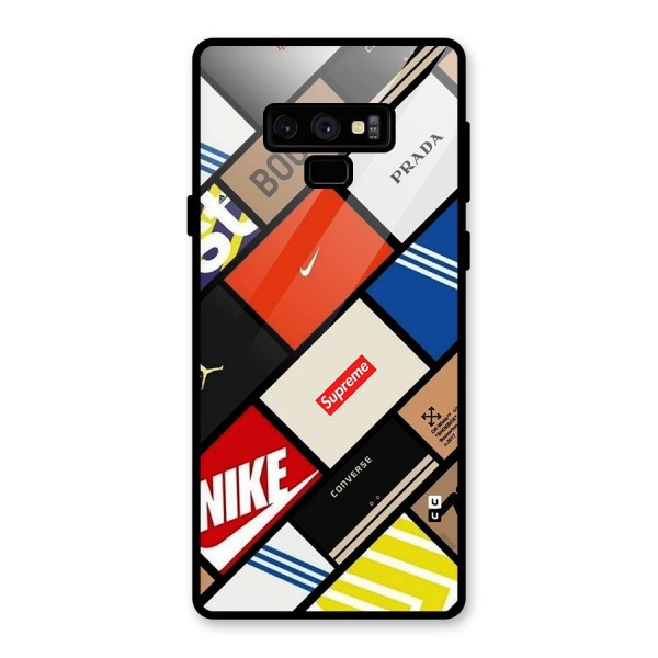 Rich Boxes Glass Back Case for Galaxy Note 9