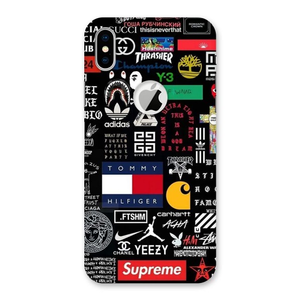 Rich Class Back Case for iPhone XS Logo Cut