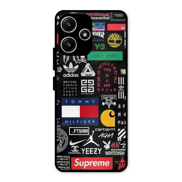 Rich Class Metal Back Case for Poco M6 Pro