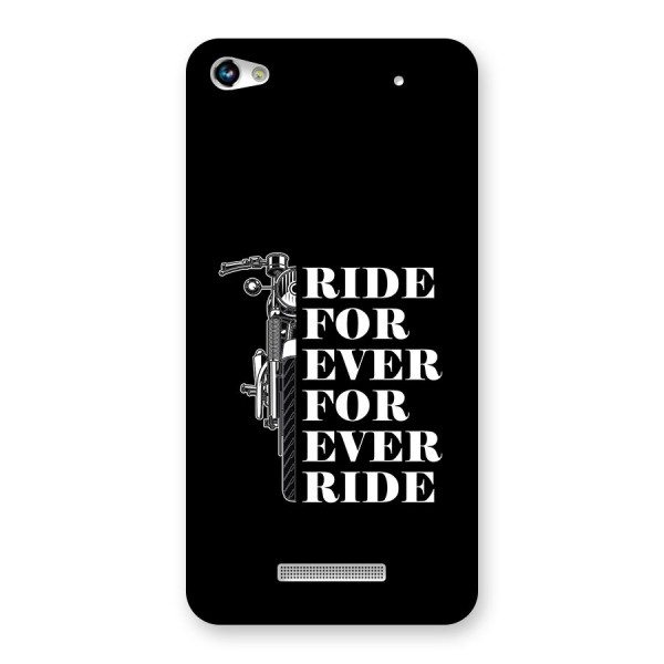 Ride Forever Back Case for Canvas Hue 2 A316