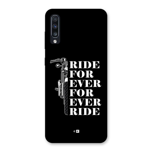 Ride Forever Back Case for Galaxy A70s