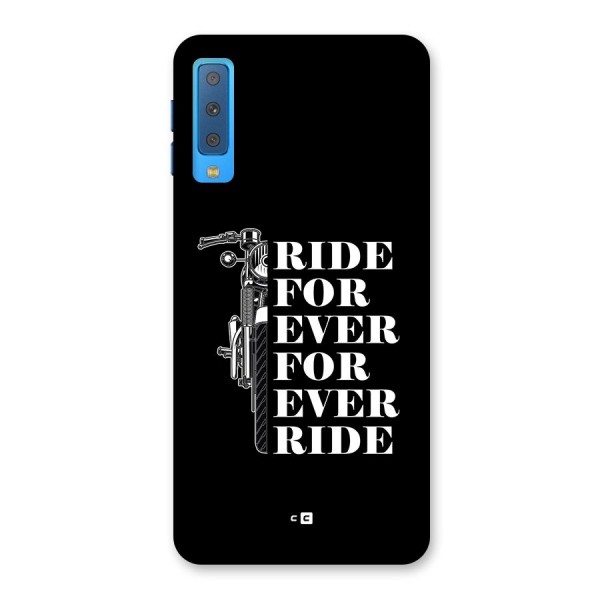 Ride Forever Back Case for Galaxy A7 (2018)