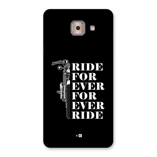 Ride Forever Back Case for Galaxy J7 Max