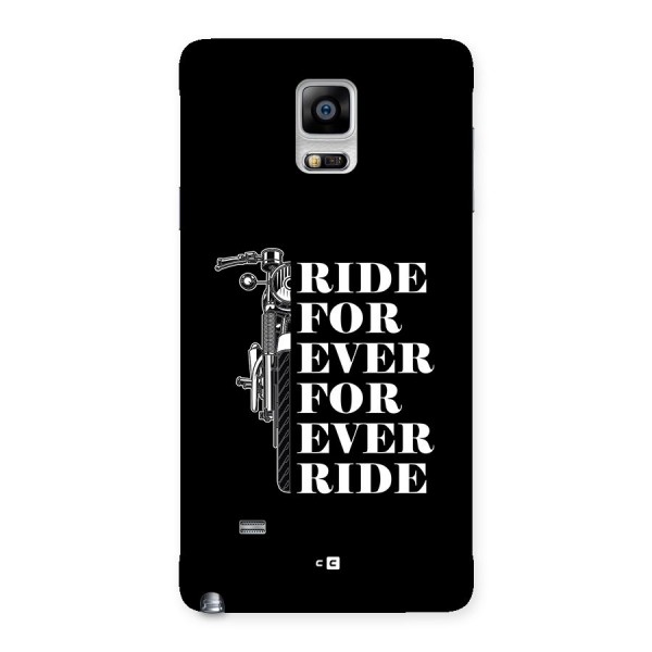 Ride Forever Back Case for Galaxy Note 4