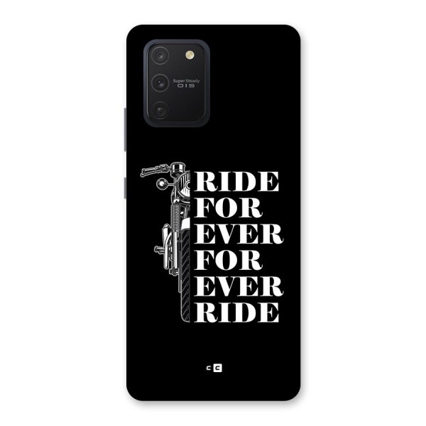 Ride Forever Back Case for Galaxy S10 Lite