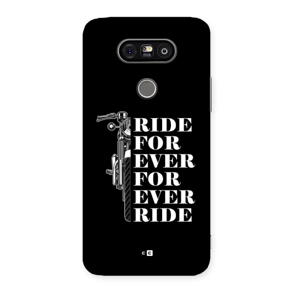 Ride Forever Back Case for LG G5