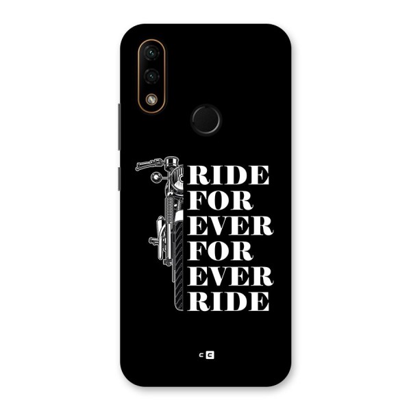 Ride Forever Back Case for Lenovo A6 Note