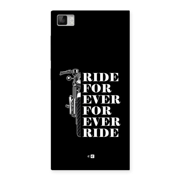 Ride Forever Back Case for Mi3