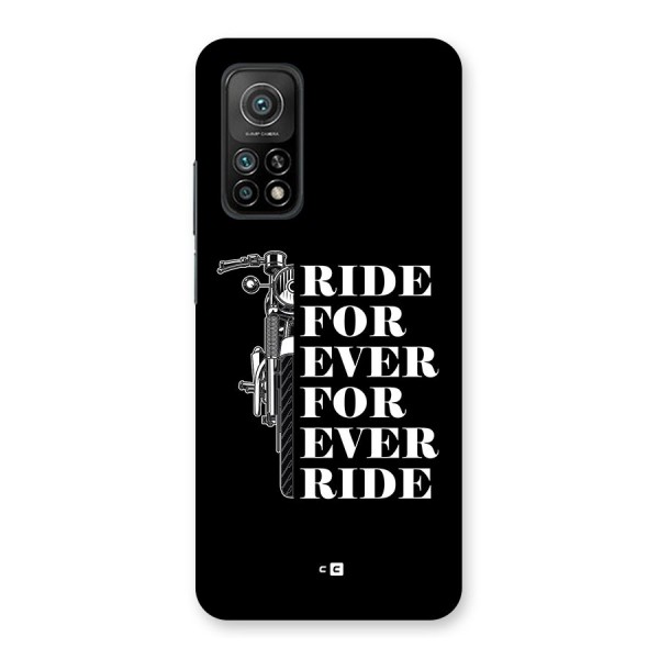Ride Forever Back Case for Mi 10T 5G