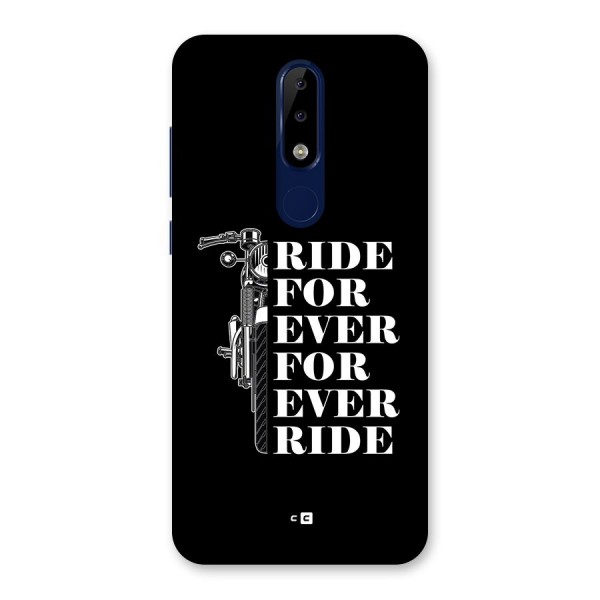 Ride Forever Back Case for Nokia 5.1 Plus