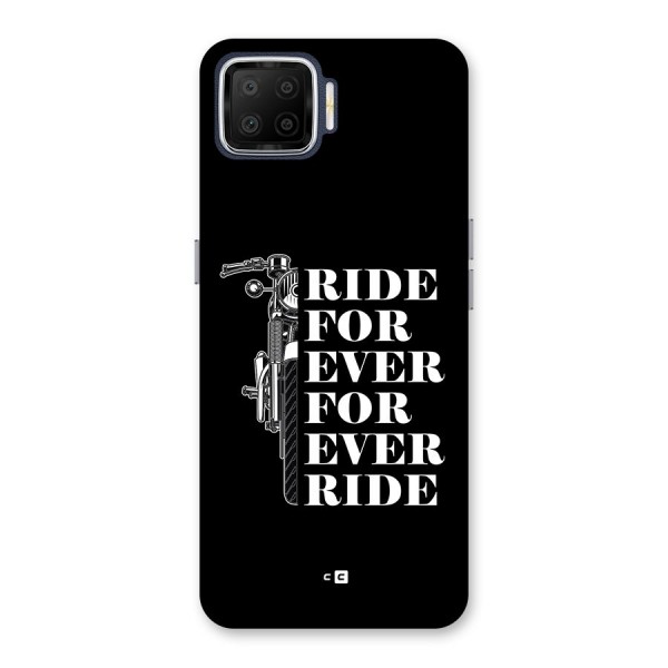 Ride Forever Back Case for Oppo F17