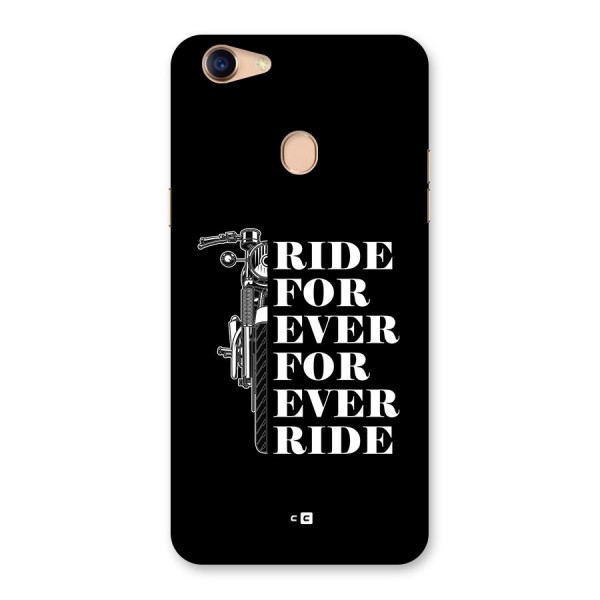 Ride Forever Back Case for Oppo F5